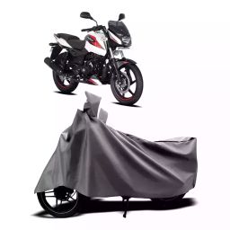 Auto Pearl Two Wheeler Cover with Bag for Bajaj Pulsar 180 BS6, Silver-image-39