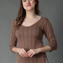 Wearslim Women Ribbed Cotton Thermal Top-image-98