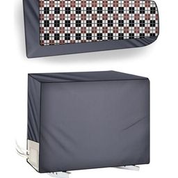 The Furnishing Tree Grey Printed Split AC Cover Set of Indoor & Outdoor Unit-image-33