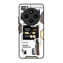 QRIOH Tech Display Printed Redmi 14C 5G Impact Resistant Back Case-0