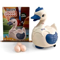 FunBlast Walking Goose Laying Eggs Toy with Light and Sound (Random Color)-image-82