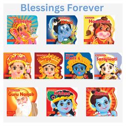 Blessing Forever Set of 10 Gods & Goddess Storybooks for Kids Die Cut Board Books - English-0
