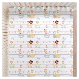 Fancy Fluff Organic Cot Bedsheet - Joy Ride-picture-23