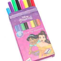 Disney Princess Washable Fine Tip Markers 8 Pieces - Multicolor-image-54