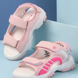 Cute Walk by Babyhug Velcro Closure Sandals - Pink-picture-33
