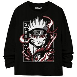 LITWAY Boys Printed Raw Edge T-shirt-image-82