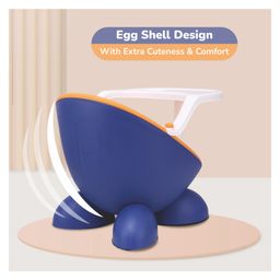 R For Rabbit Jelly Bean Booster Seat 2 in 1 Multi-Functional - Blue Orange image 4