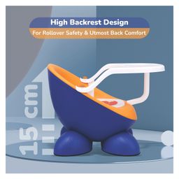 R For Rabbit Jelly Bean Booster Seat 2 in 1 Multi-Functional - Blue Orange image 5