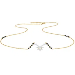 Anouk Gold-Plated Artificial Stones and Beads Mangalsutra image 4