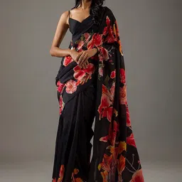 ROOP SUNDARI SAREES Floral Printed Saree-image-88