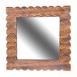 VAS collection home Brown Textured Wooden Wall Hangings-32