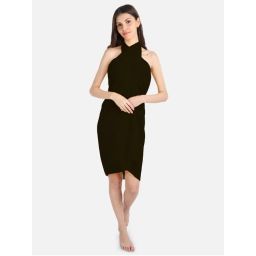 Erotissch Women Black Solid Sarong (One Size)-picture-28