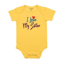FFLIRTYGO Infants I love My Sister Printed Envelope NeckBodysuit-image-73