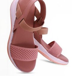 Digni Women Pink Solid Backstrap Open Toe Flats-image-77