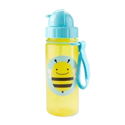 SKIP HOP Yellow & Blue Single Plastic Printed Water Bottle-image-21