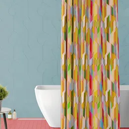 ArtzFolio Single Piece Waterproof Polyester Shower Curtain-picture-19