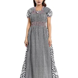 NIGHTY KING Striped Maxi Nightdress-picture-27