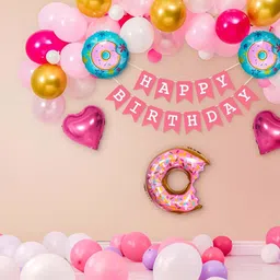Special You 59Pcs Pink & White Birthday Decor-image-64