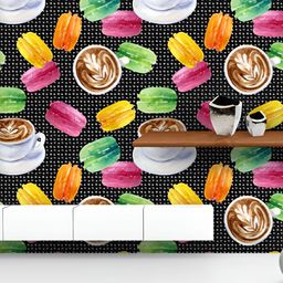ArtzFolio Black & Yellow Peel & Stick Wallpaper-image-9