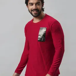 BE POSITIVE Graphic Printed Round Neck Cotton T-shirt-picture-28