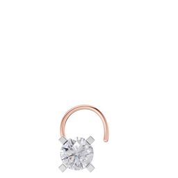 Sparkles Lab Grown Diamond 0.35 Carat Round Shape 4 Prong Solitaire Diamond Nose Pin-image-74