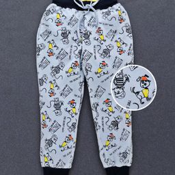 Olio Kids Full Length Lounge Pant Puppy Print - Light Blue-picture-17