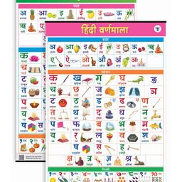 Target Publications Alphabet and Number Charts Pack of 2 - Hindi Marathi-7