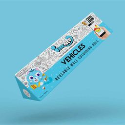 Inkmeo Coloring Rolls Vehicles Theme - White-27