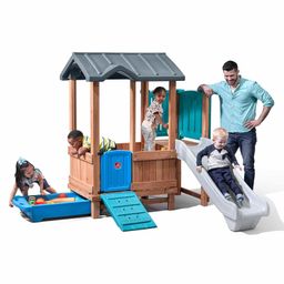 Step2 Woodland Adventure Playhouse & Slide - Multicolor-17