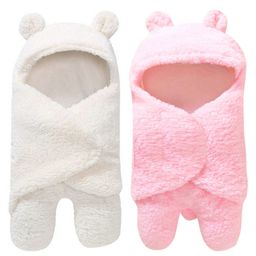 Brandonn Hooded And Wearable All Season Sleeping Bag Cum Baby Blanket Pack of 2 - White Pink-image-39