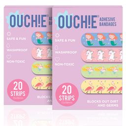 Ouchie Adhesive Bandages Pack Of 2 - 20 Strips Each-23