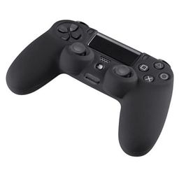 SYGA Silicone Protective Skin Case Cover for Sony PlayStation 4 PS4 Controller - Black-image-2