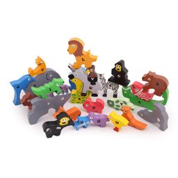 OPA Toys Double Sided Animal Puzzle Medium Sized Multicolor - 26 Pieces-image-5