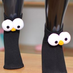 Tipy Tipy Tap Eye Patch Socks - Black-85
