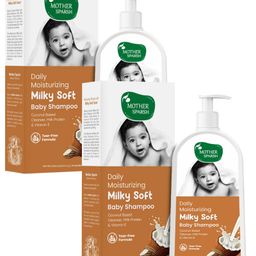 Mother Sparsh Milky Soft Daily Moisturizing Tear Free Baby Shampoo - 300 ml (Pack of 2)-image-81
