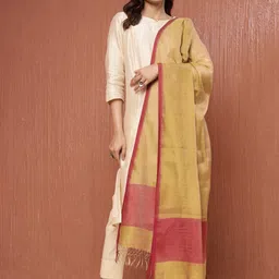 Fabindia Tasselled Border Dupatta-picture-31
