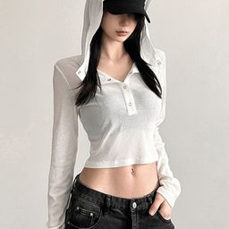 HERE&NOW Women Hooded Long Sleeves Sweatshirt-image-50