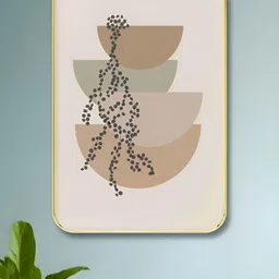 Myntra Elegant Homes Pink & Peach Wood Abstract Wall Art-image-49