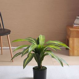 ARICK DECOR Green 1 Pieces Dracaena Artificial Plant With Pot-18