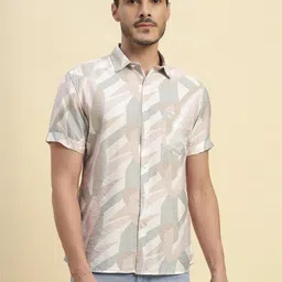 Cantabil Men Comfort Printed Casual Shirt-image-23