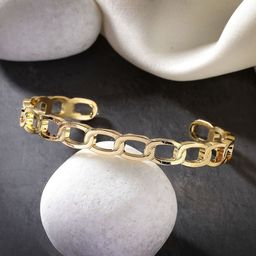 Anouk Women Gold-Plated Cuff Bracelet-image-28
