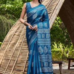 KALINI Ethnic Motifs Printed Saree-picture-14