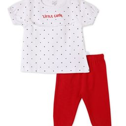 Dear Little Girls Printed Top with Leggings-image-82