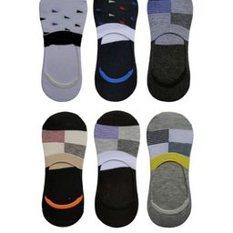 VOICI Pack of 6 Loafer No-Show Invisible Socks-image-69