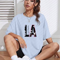 TOGS & TERRE Women Typography Printed Organic Cotton T-shirt-picture-30