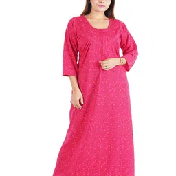 CHUI MUI Printed Maxi Nightdress-picture-38