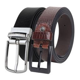 Hayes London Men Textured 2 Leather Reversible Formal Belt-image-11