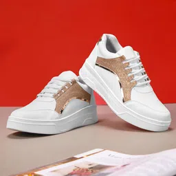 Froh Feet Women Colourblocked Casual Chunky Sneakers-41