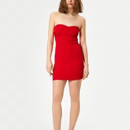 Koton Strapless Bodycon Mini Dress-picture-28