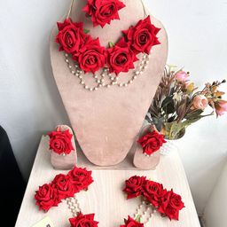 AGARWALPRODUCT Pearls Beaded Jewellery Set-58